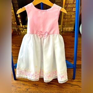 Baby Girls Embroidered Sequin Tiered Dress 2t